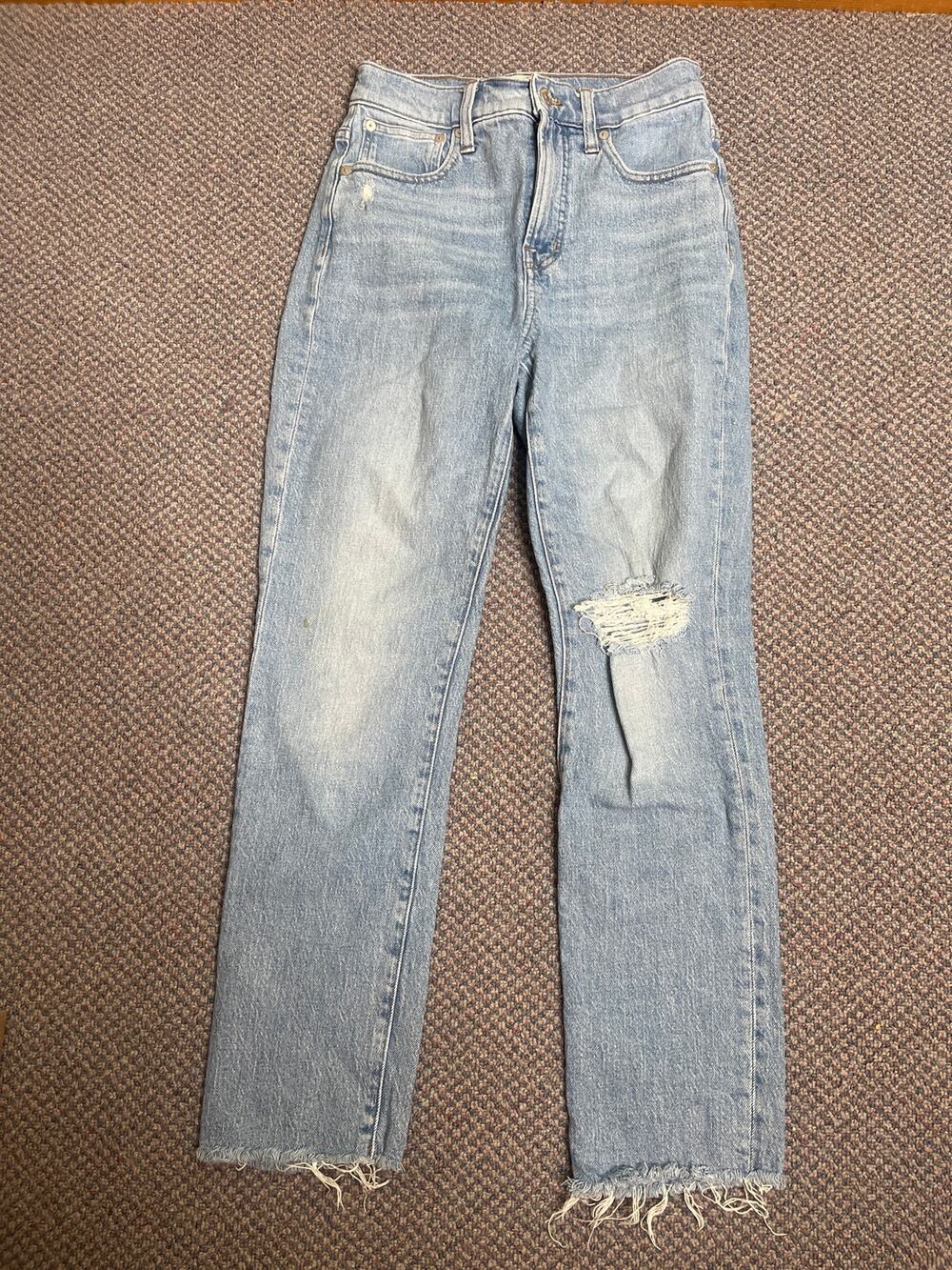 Madewell High Rise Light Wash Perfect vintage Jean 25
